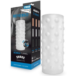 Shake Reverso Masturbateur The Bubble Tunnel Shake Reverso Blanc